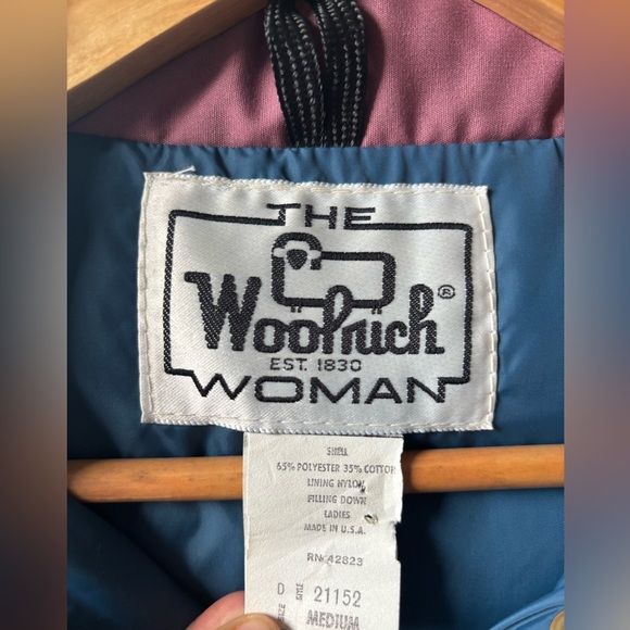 WOOLRICH | vintage 1980s down vest | size medium - Picture 5 of 5